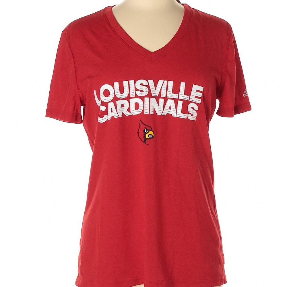 Adidas Louisville Cardinals Ultimate Tee V-Neck